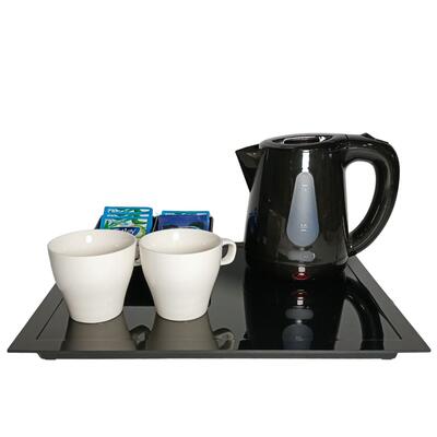 Kit Bandeja Principal con Hervidor Negro